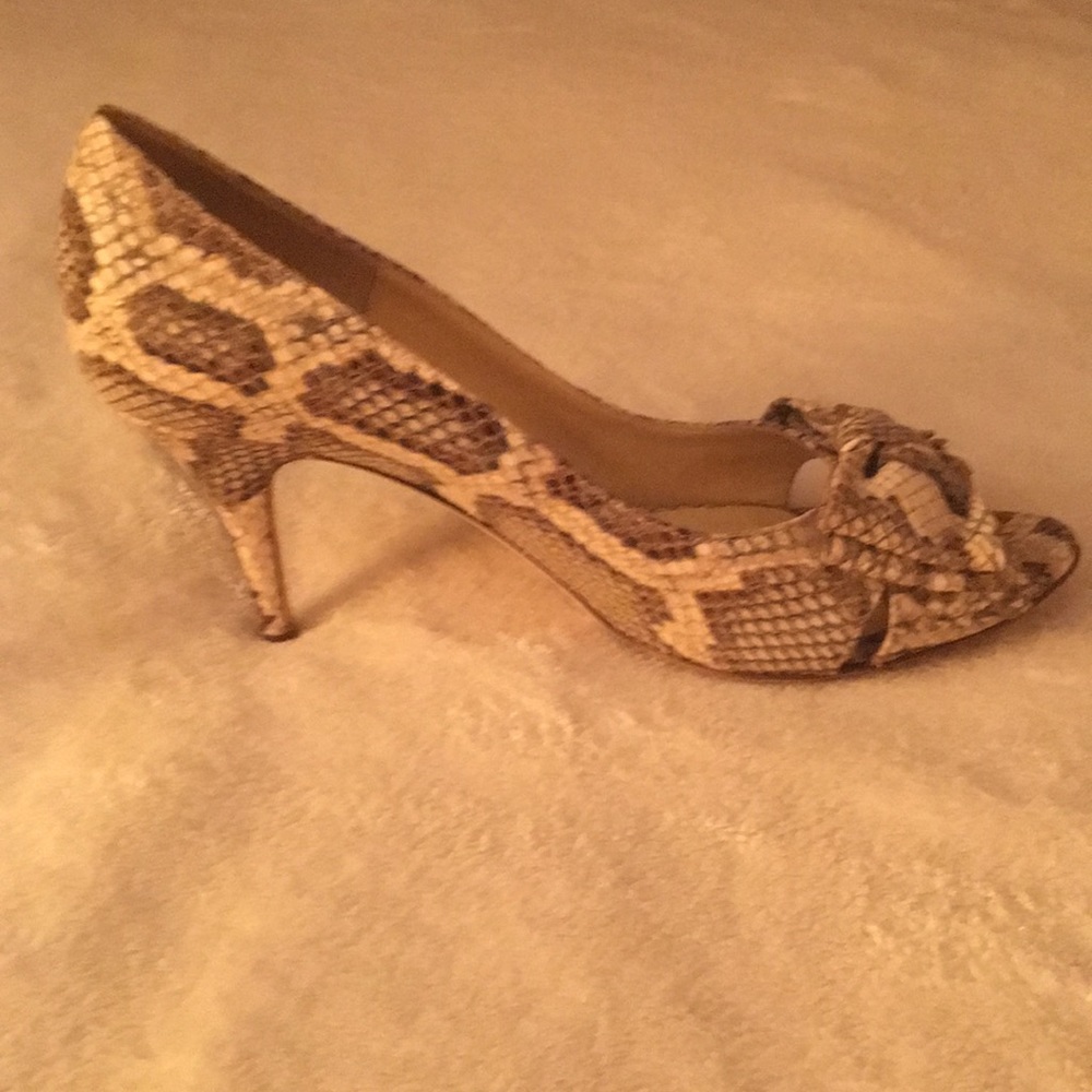Kate Spade peep-toe pumps
